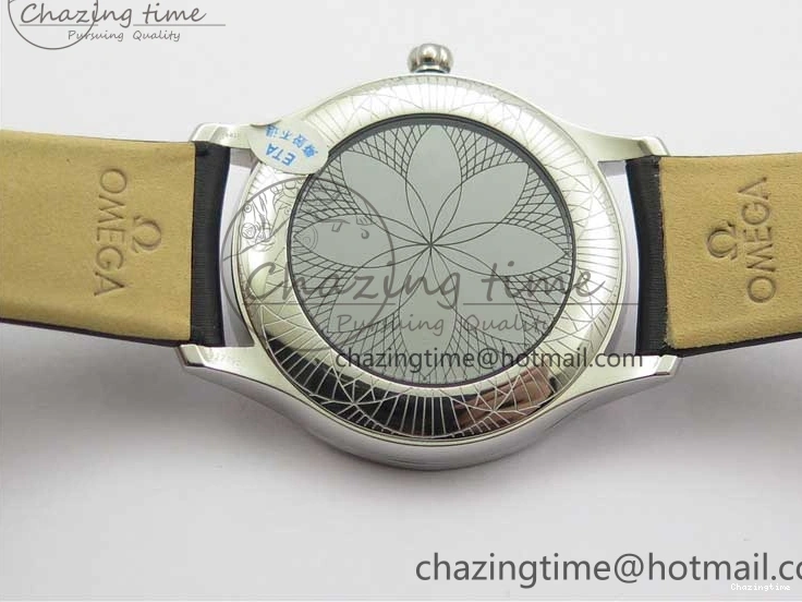 0420 StreetReady Ladies’ De Ville Trésor Diamond SS 3AF 1:1 Best Edition White MOP Dial RG Markers On Black Fabric strap Swiss Quartz 7884